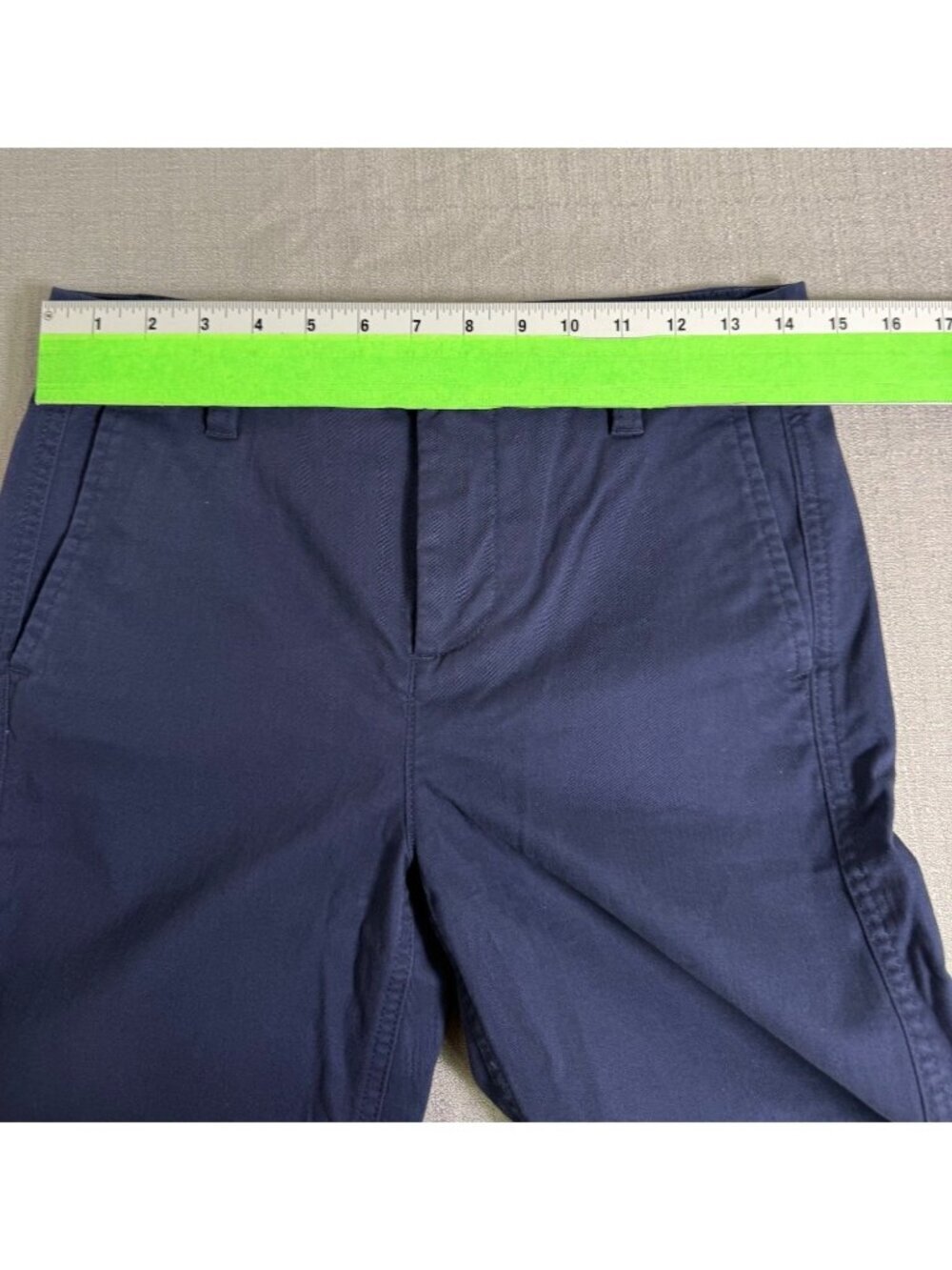 J. Crew Factory Tall Everyday Chino Pant Size 2 Tall Navy Blue Preppy Academia - Picture 7 of 13